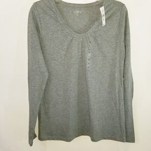 NWT Loft by Ann Taylor Women's Long Sleeve Top